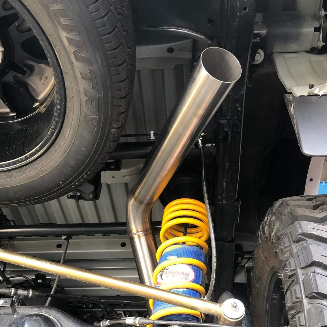 Navara NP300 3.5″ DPF Back Stainless Steel Straight Through Exhaust System