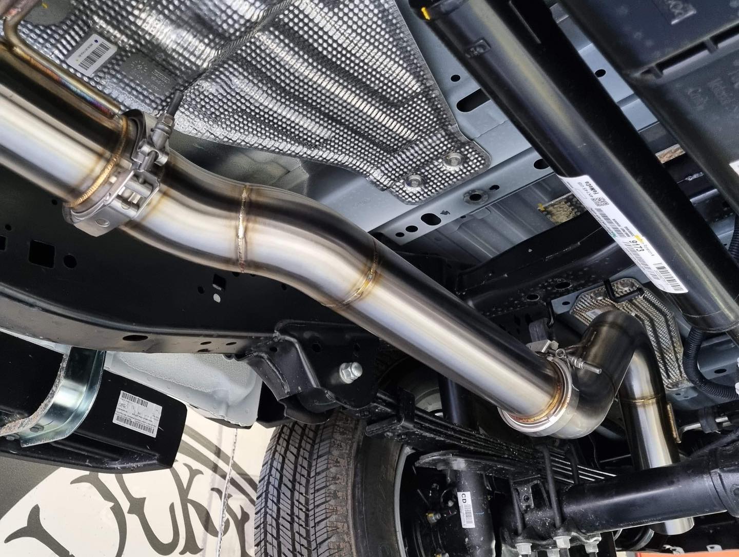 VW Amarok V6 3.0L 23 Onwards 3.5″ DPF Back Straight Through Exhaust System
