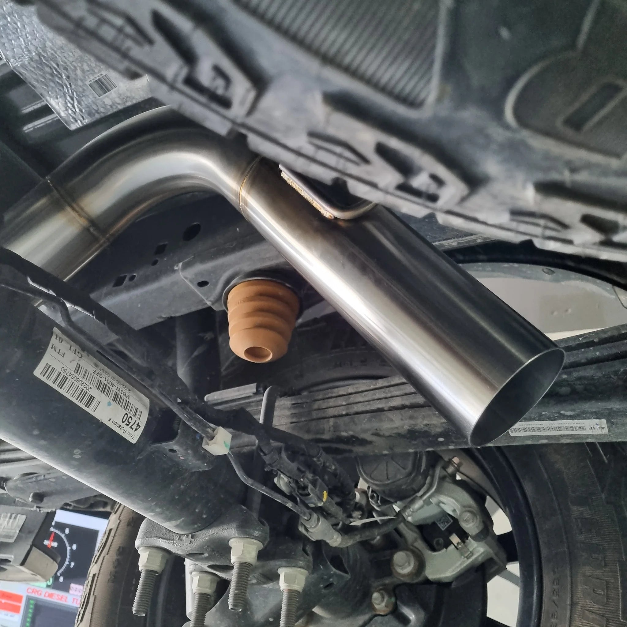 Ford Ranger Next Gen V6 3.0L 3.5″ DPF Back Straight Through Exhaust System