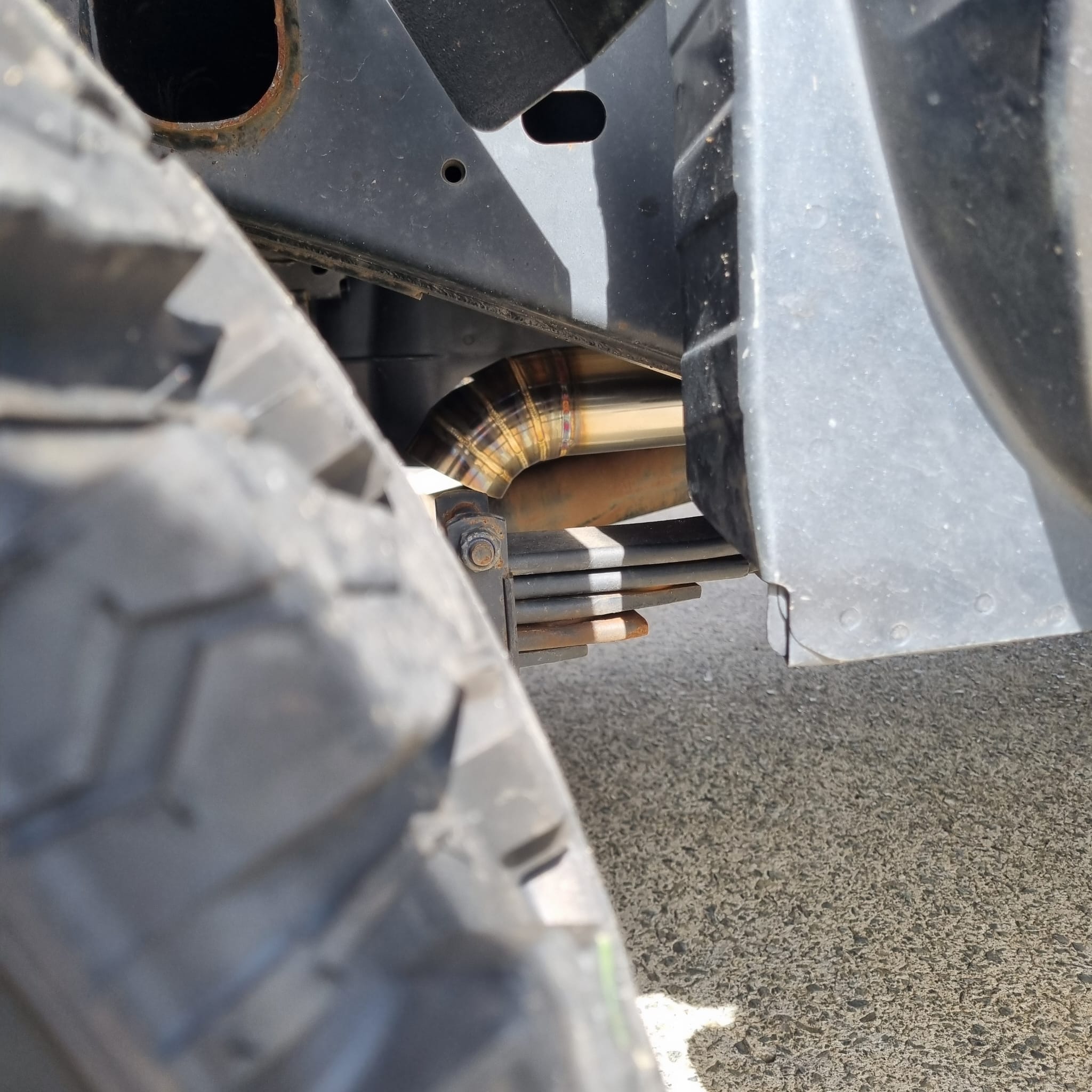 Navara D27 3.5″ DPF Back Diff Dump Stainless Steel Straight Through Exhaust