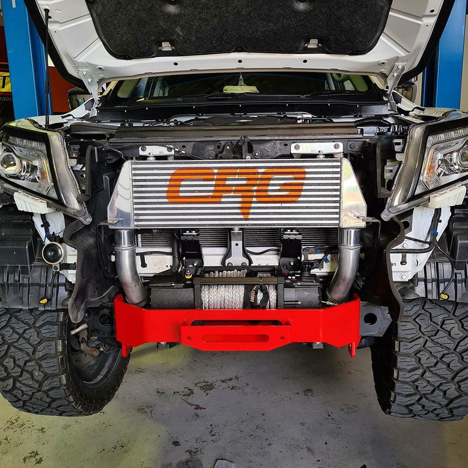 Navara NP300 CRG PWR Street Series Intercooler Kit 2″ Body Lift Version
