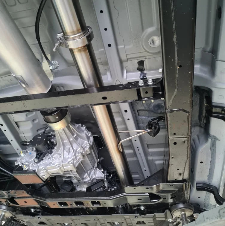 Isuzu DMAX / Mazda BT50 MY21+ 3″ DPF Back Straight Through Diff Dump Stainless Steel Lobster Tip Exhaust System