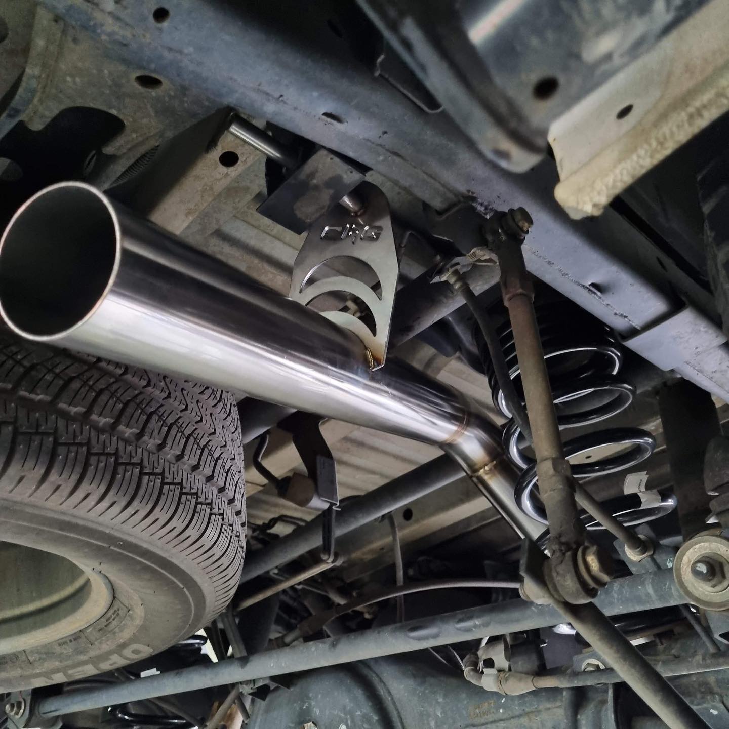 Navara NP300 3.5″ DPF Back Stainless Steel Straight Through Exhaust System