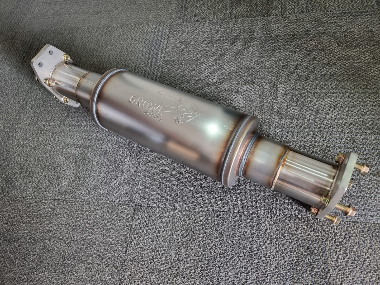 Isuzu NPS 2022 NON Dpf Onwards Highflow Muffler 3.5″ Stainless Steel