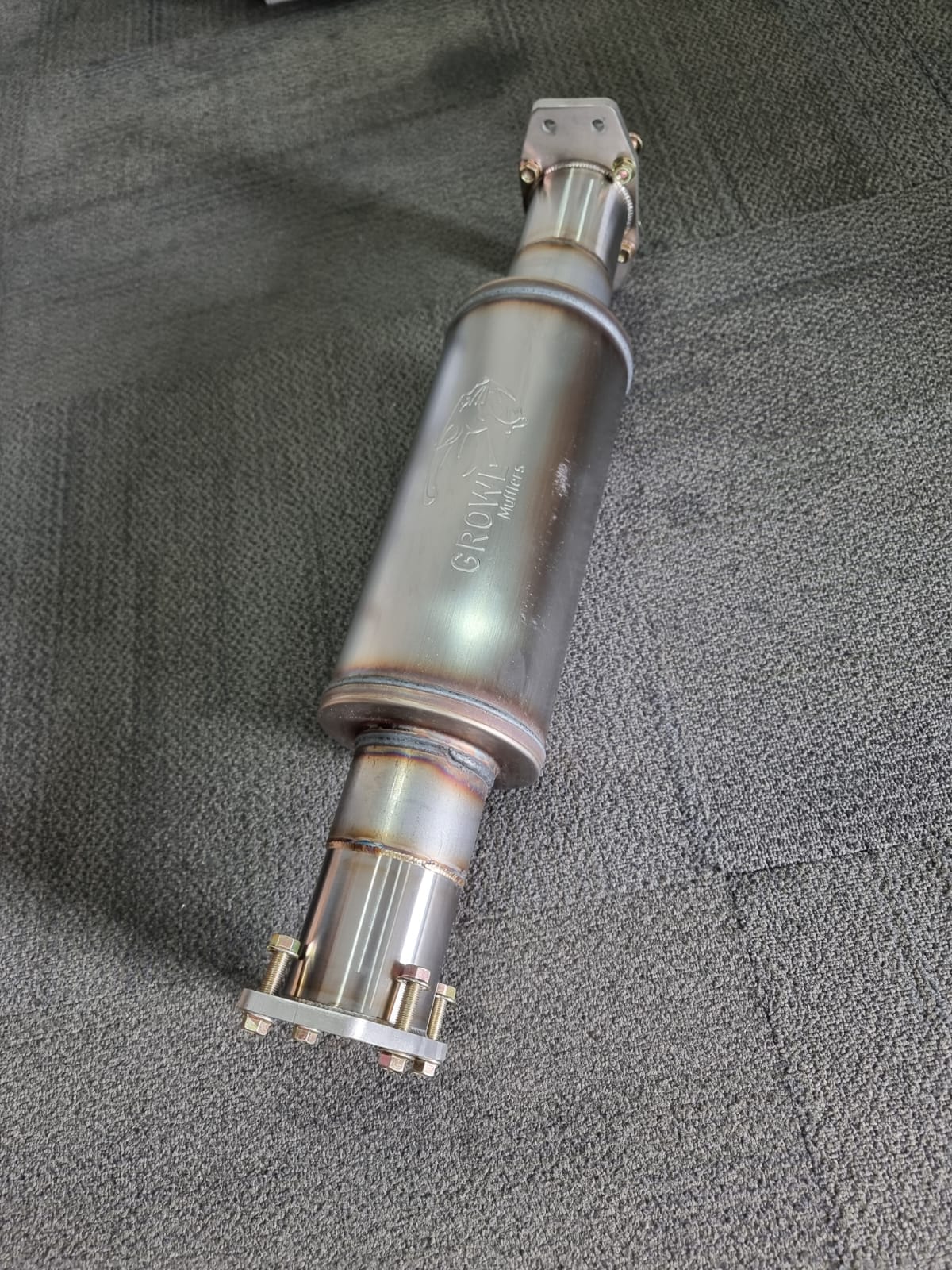 Isuzu NPS 2022 NON Dpf Onwards Highflow Muffler 3.5″ Stainless Steel