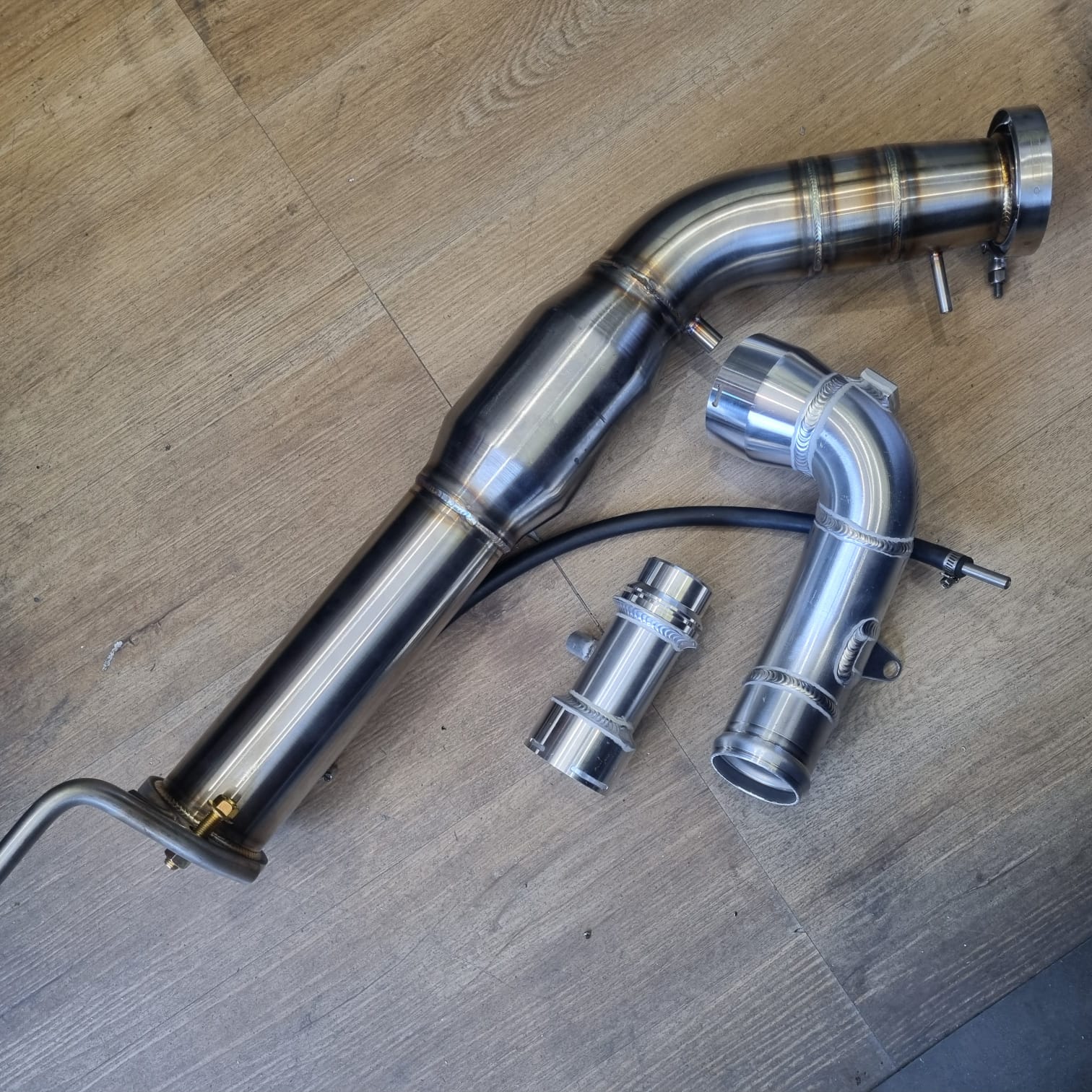 Navara NP300 RX Single Turbo Down Pipe & Intercooler Pipe Bundle
