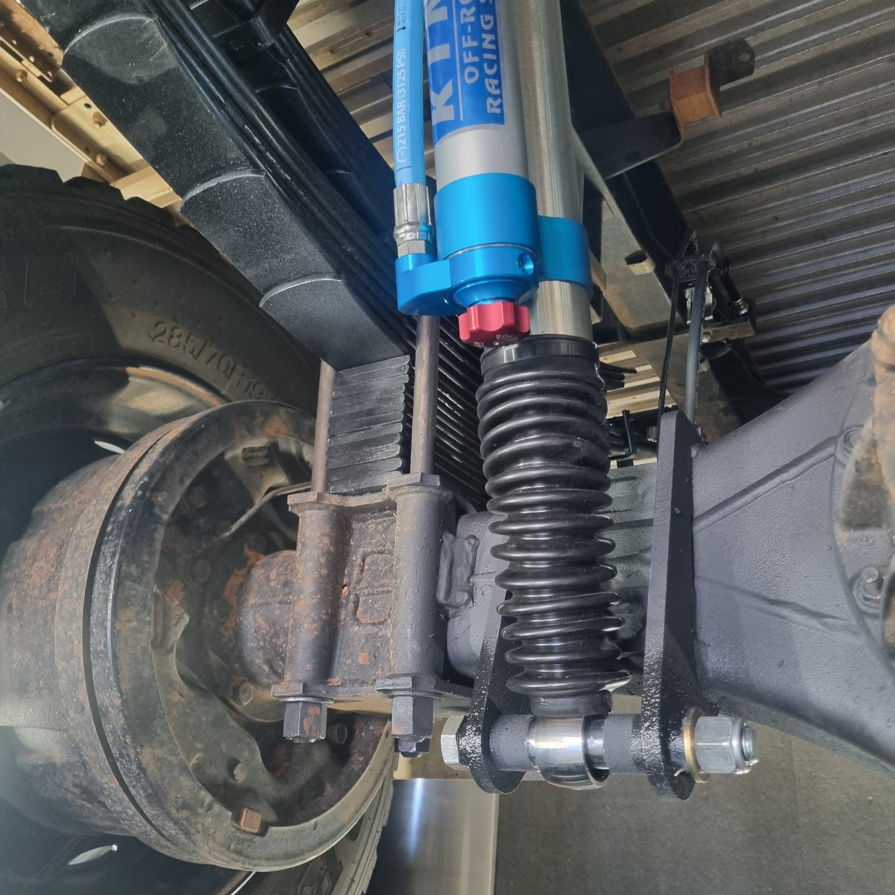 Isuzu NPR/NPS Truck rear lower shock mount kit